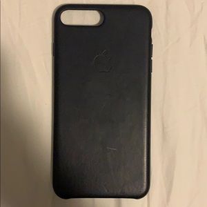 100% authentic leather apple phone case